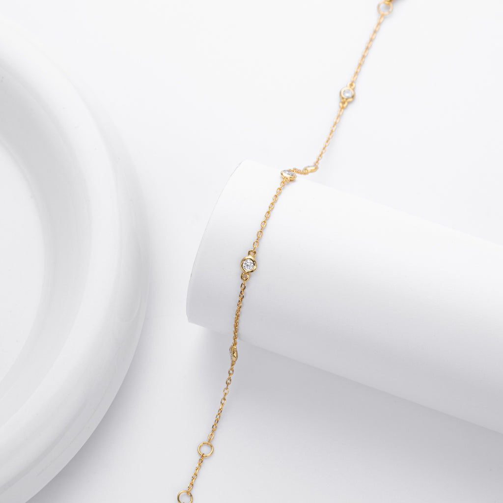 Gold Vermeil Sterling Silver Bracelet
