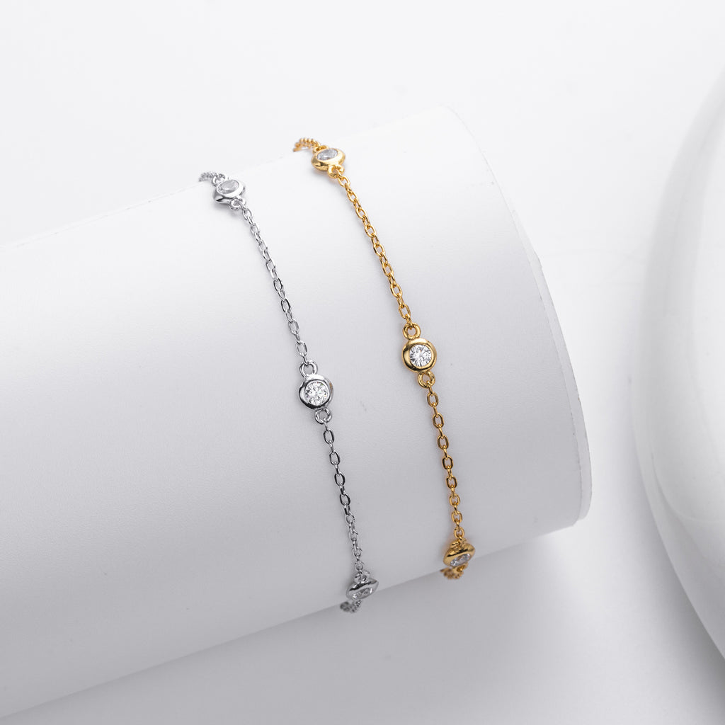 Gold Vermeil Sterling Silver Bracelet