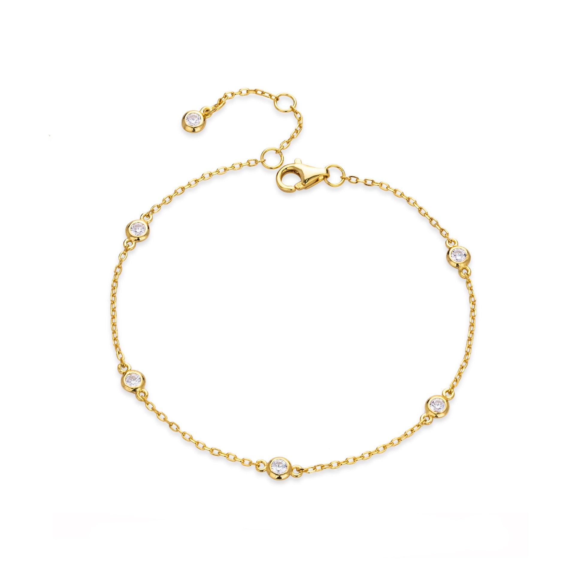Gold Vermeil Sterling Silver Bracelet