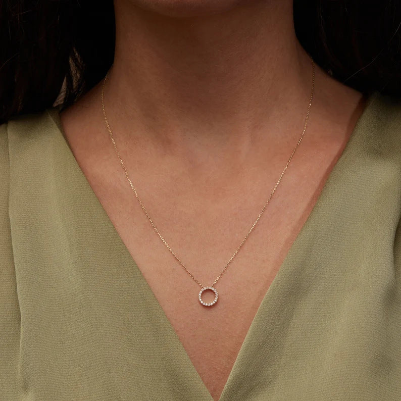 gold necklace