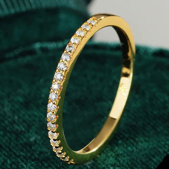 Diamond-Set Gold Ring